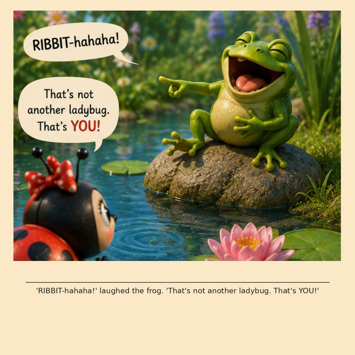 Susie meets the frog